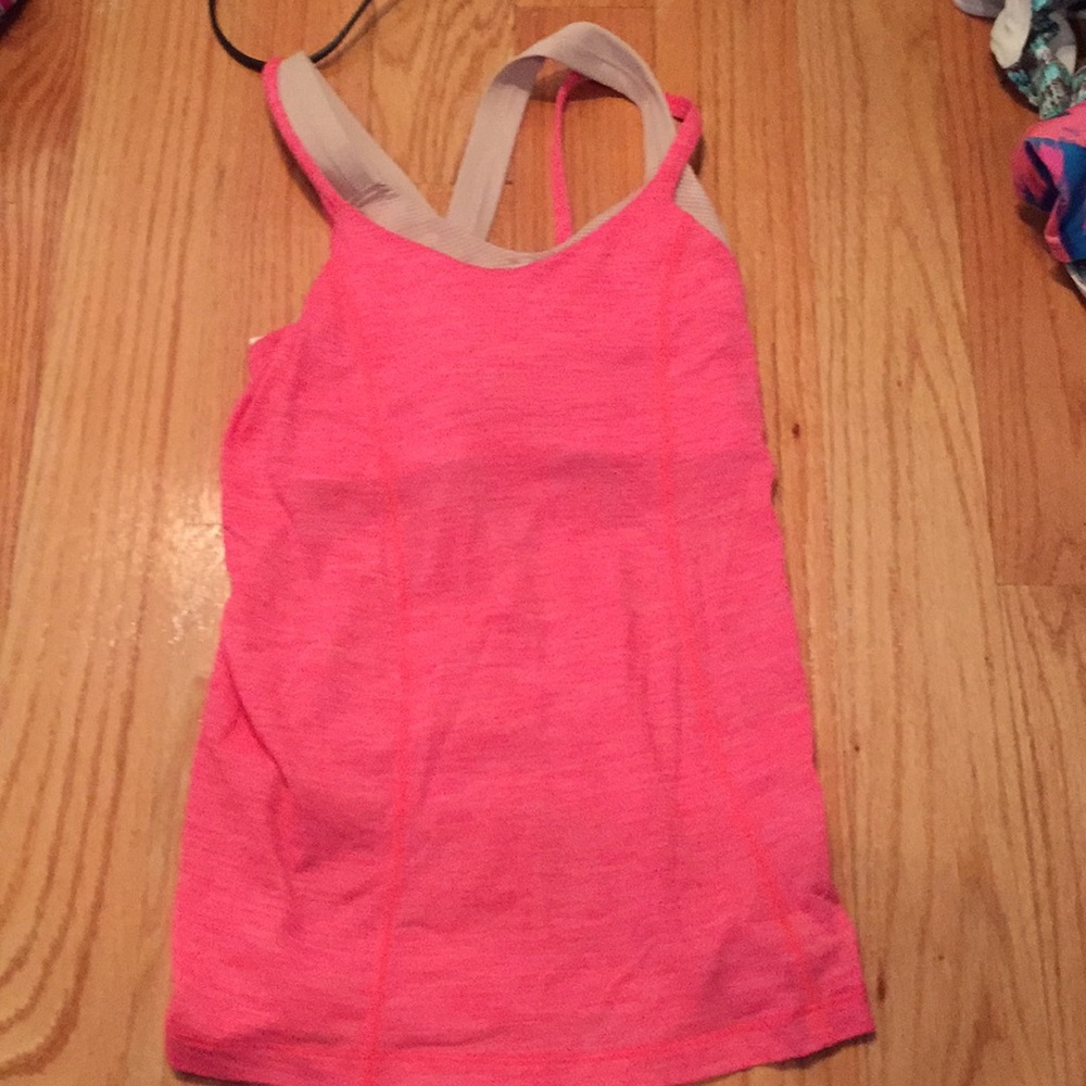 lululemon tank top with built in sports bra
